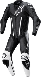 Alpinestars Fusion 1-Piece Suit - Black/White