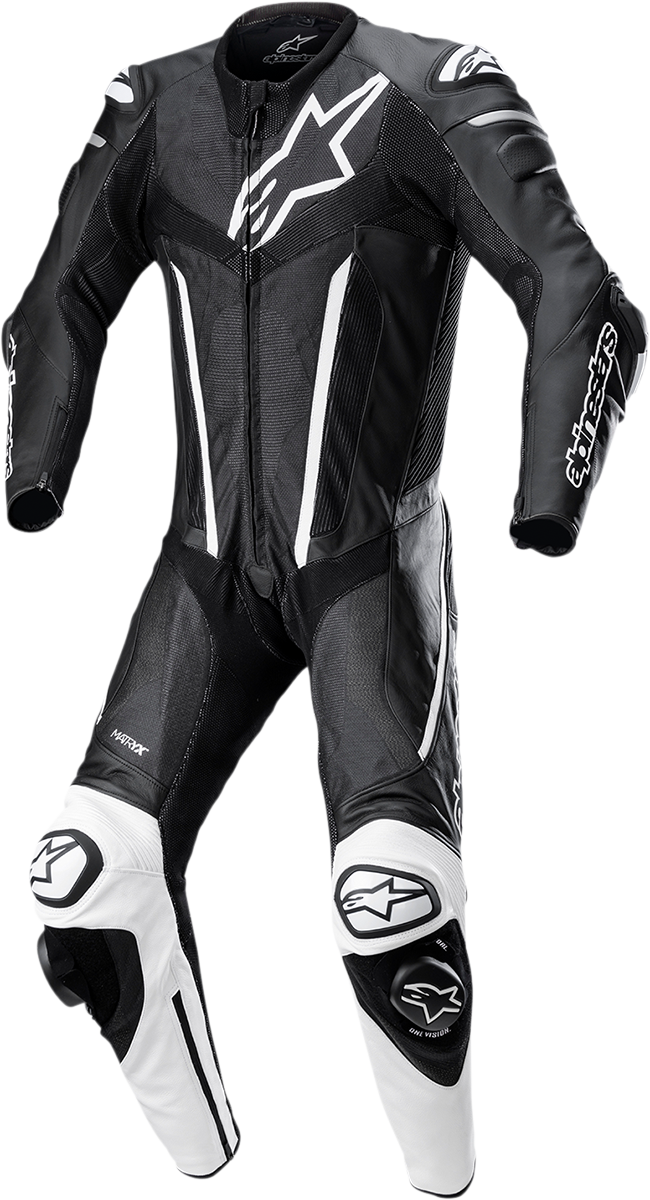 Alpinestars Fusion 1-Piece Suit - Black/White