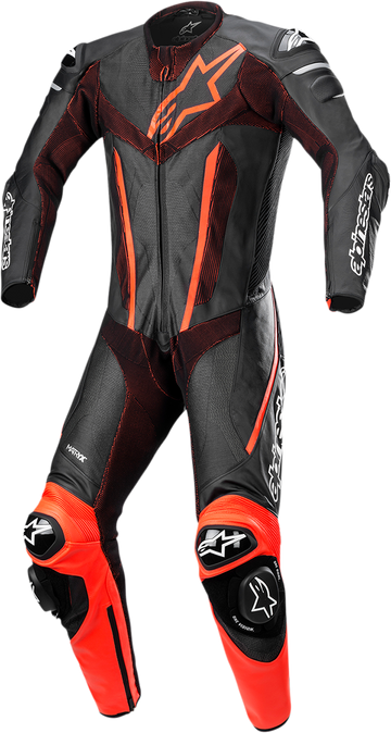 Fusion 1-Piece Suit - Black/Red Fluo - US 38 / EU 48 (1)