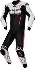 GP-R7 1-PC Leather Suit - White/Black/Red Fluo - US 38 / EU 48 (1)