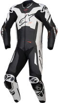 GP Plus v4 Sprint 1-Piece Leather Suit - Black/Red Fluo/White - US 48 / EU 58 (1)