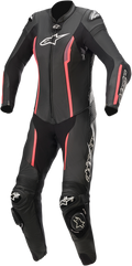 Stella Missile v2 1-Piece Leather Suit - Black/Pink - US 4 / EU 40 (1)