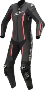 Stella Missile v2 1-Piece Leather Suit - Black/Pink - US 10 / EU 46 (1)