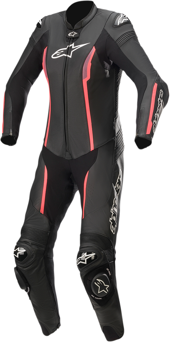 Alpinestars Stella Missile v2 1-Piece Leather Suit - Black/Pink