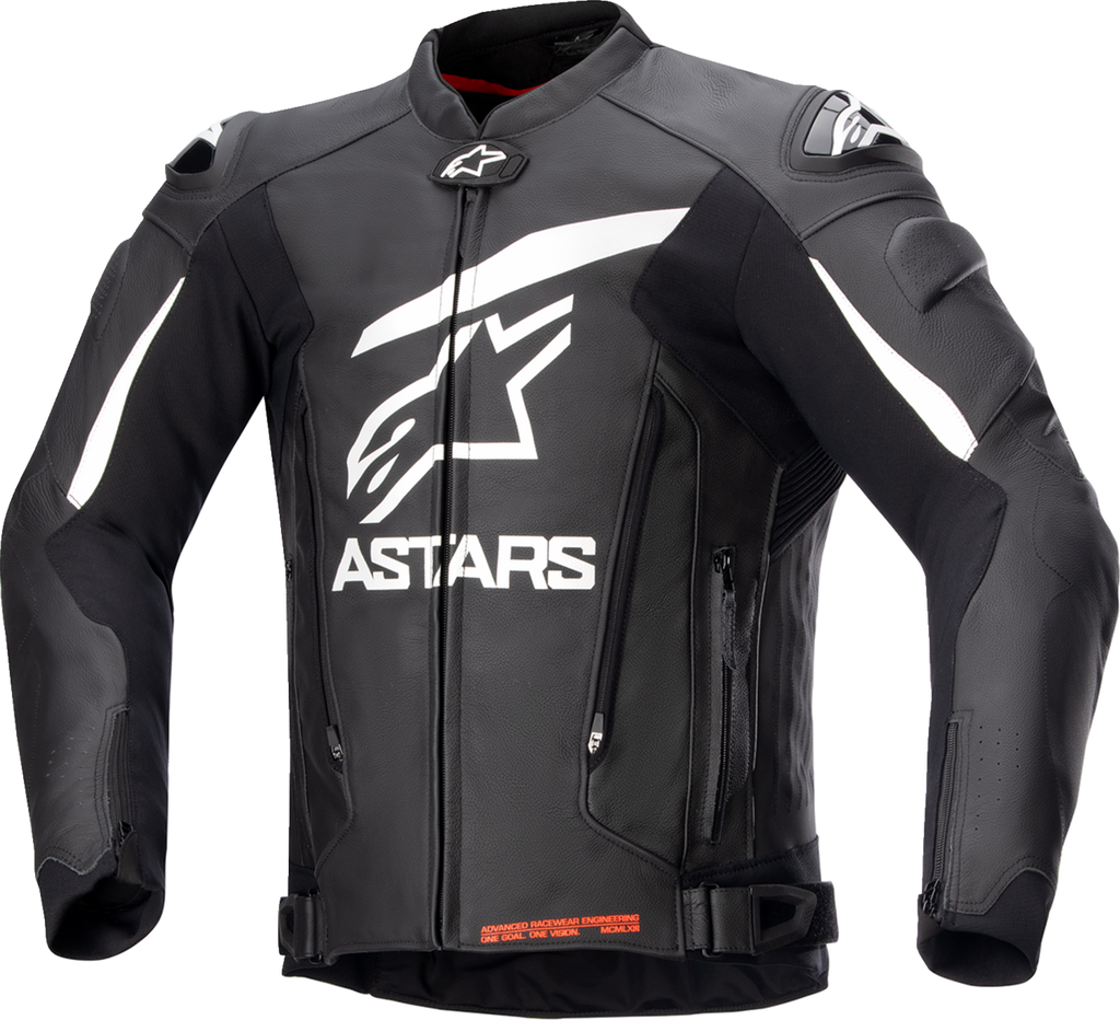 Alpinestars GP Plus v4 Leather Jacket - Black/White