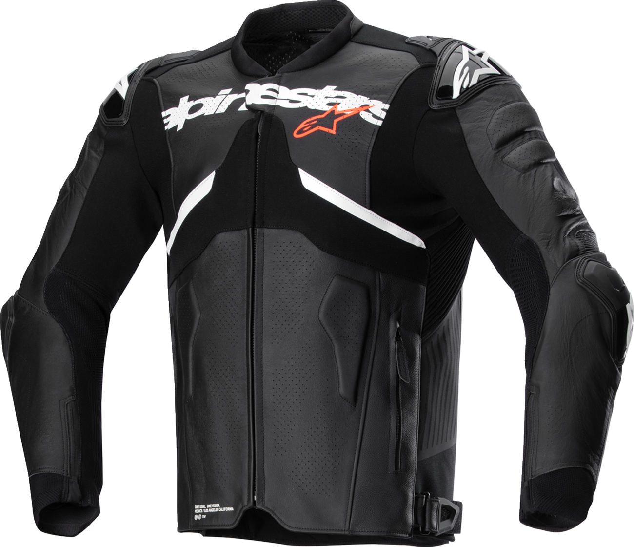 Alpinestars Atem v5 Leather Jacket - Black/White