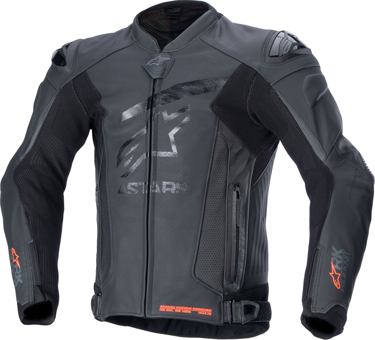 Alpinestars GP Plus R v4 Rideknit® Leather Jacket - Black/Black