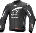 GP Plus R v4 Rideknit® Leather Jacket - Black/White - US 38 / EU 48 (1)