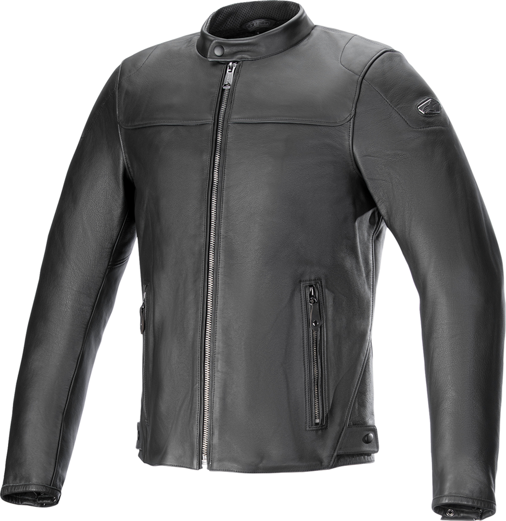 Blacktrack Leather Jacket - Black - Small (1)