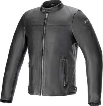 Blacktrack Leather Jacket - Black - Small (1)