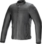 Alpinestars Blacktrack Leather Jacket - Black