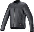 Dyno Leather Jacket - Black/Black - 2XL (1)