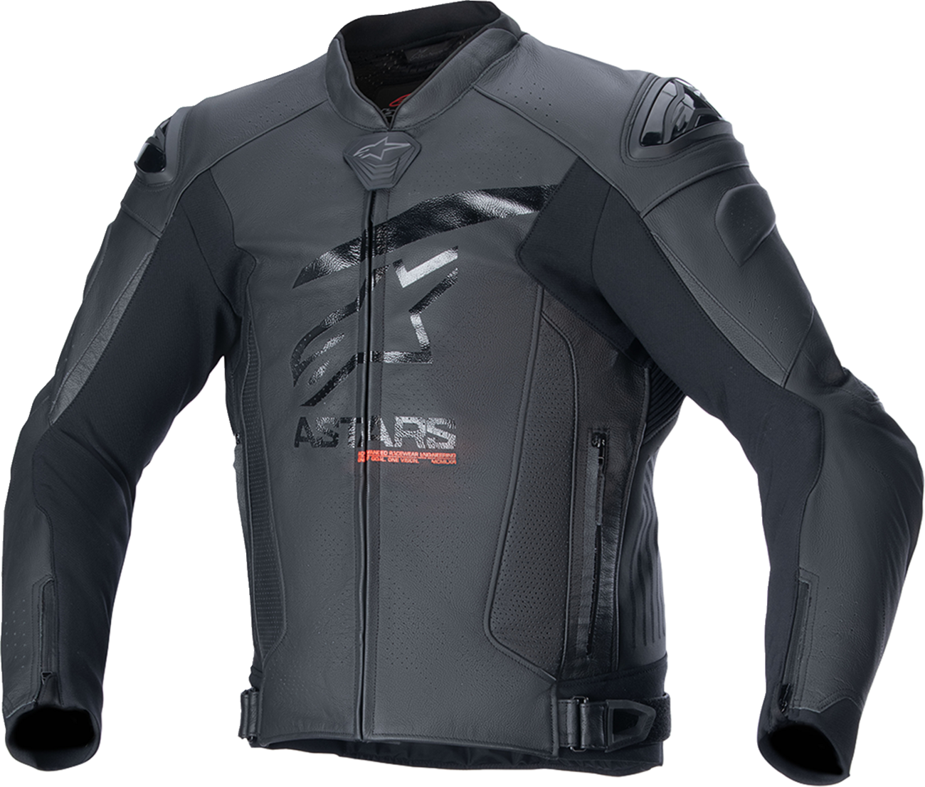 Alpinestars GP Plus R v4 Airflow Leather Jacket - Black/Black