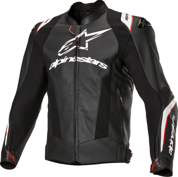 Missile v3 Ignition Leather Jacket - Black/White - US 38 / EU 48 (1)