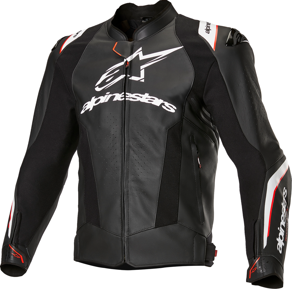 Alpinestars Missile v3 Ignition Leather Jacket - Black/White