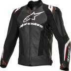 Alpinestars Missile v3 Ignition Leather Jacket - Black/White