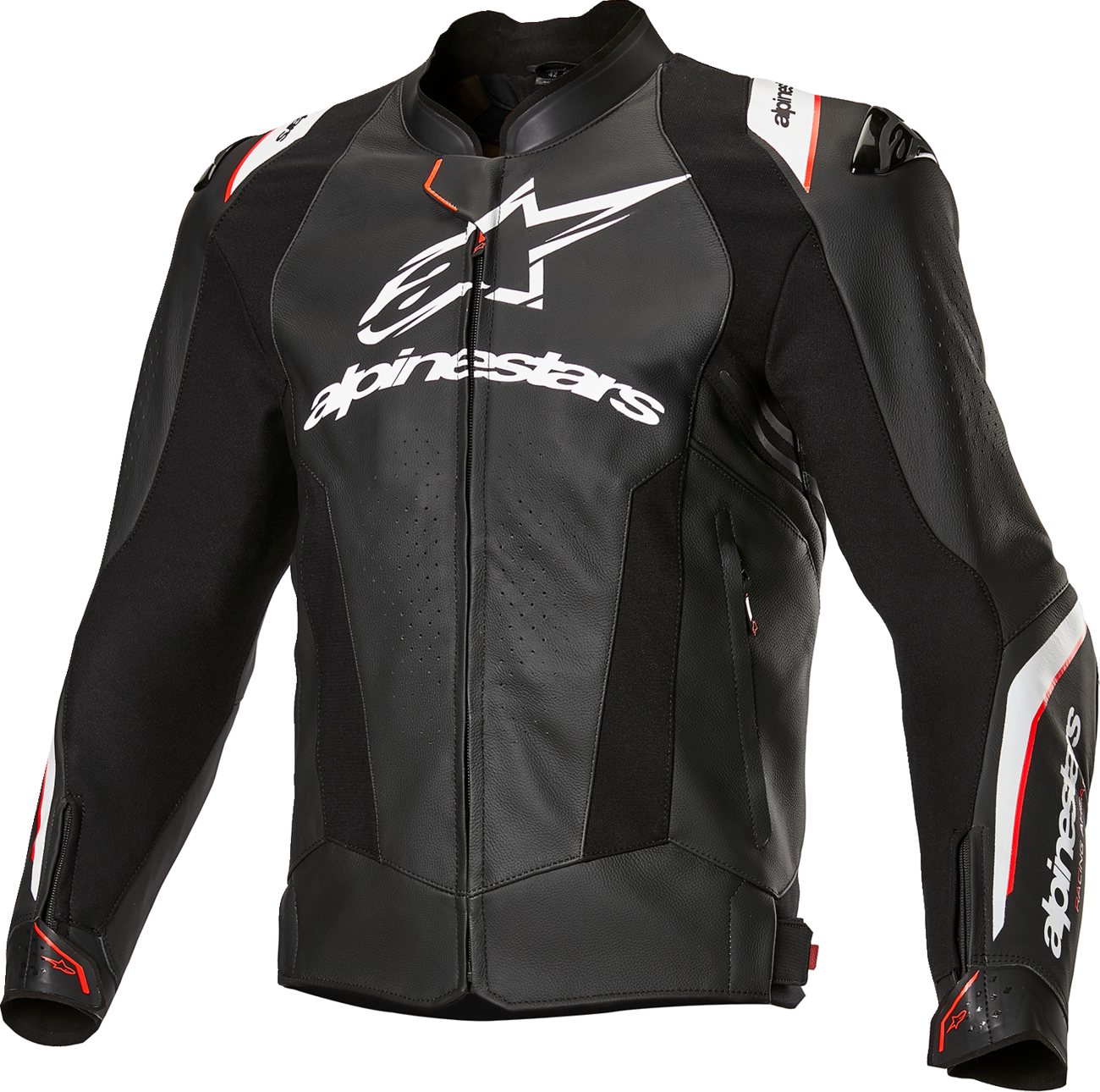 Alpinestars Missile v3 Ignition Leather Jacket - Black/White