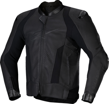 Missile v3 Leather Jacket - Black/Black - US 42 / EU 52 (1)