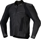 Alpinestars Missile v3 Leather Jacket - Black/Black