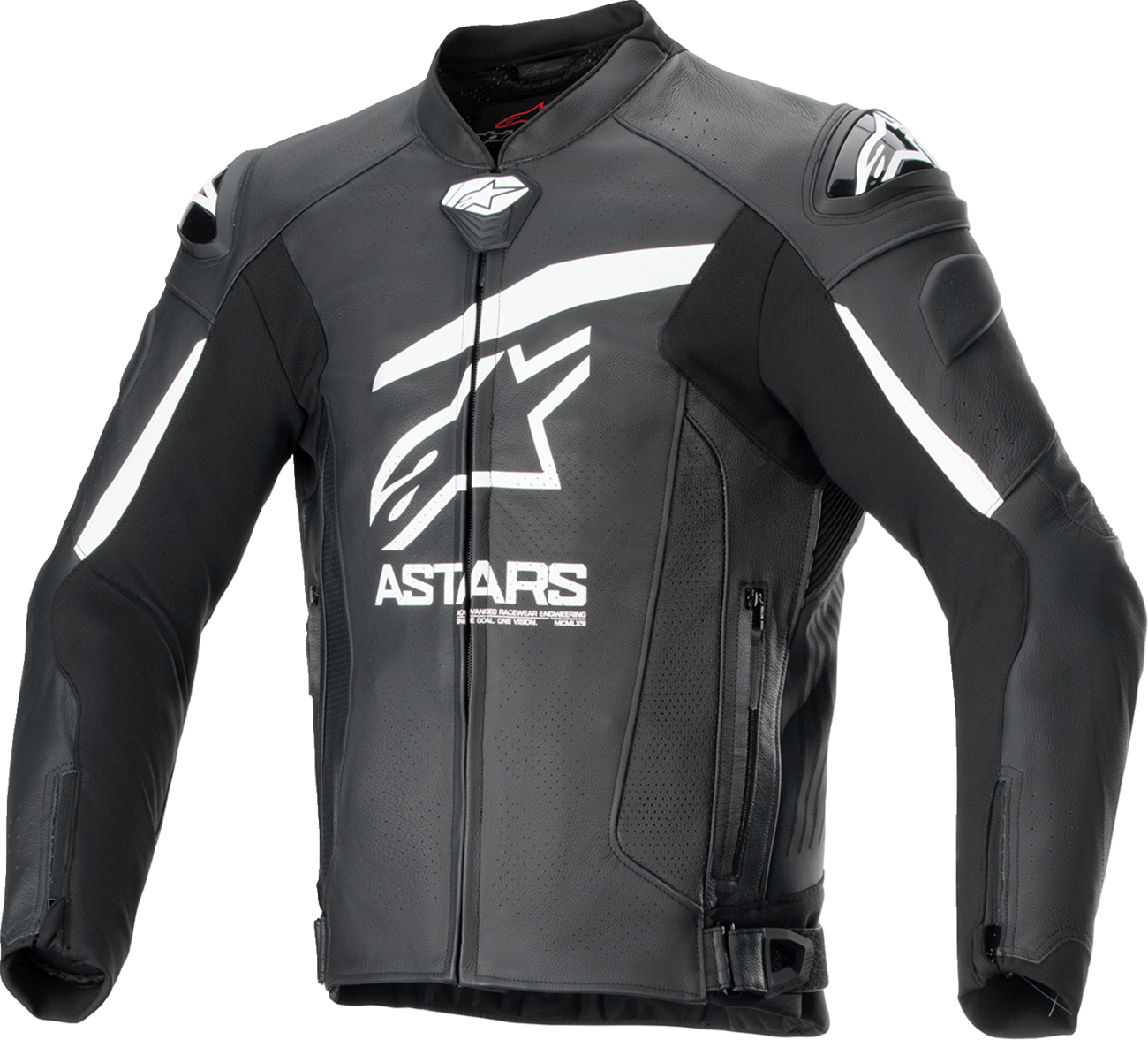 Alpinestars GP Plus R v4 Airflow Leather Jacket - Black/White