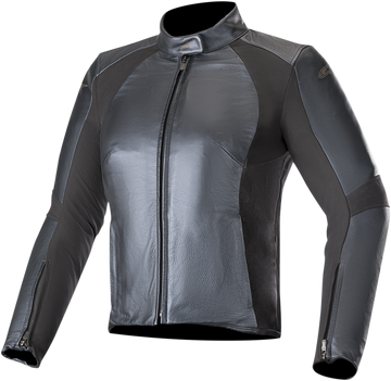 ALPINESTARS Stella Vika v2 Leather Jacket - Blue - US 4 / EU 40