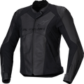 Stella Faster v3 Leather Jacket - Black/Black - US 6 / EU 42 (1)