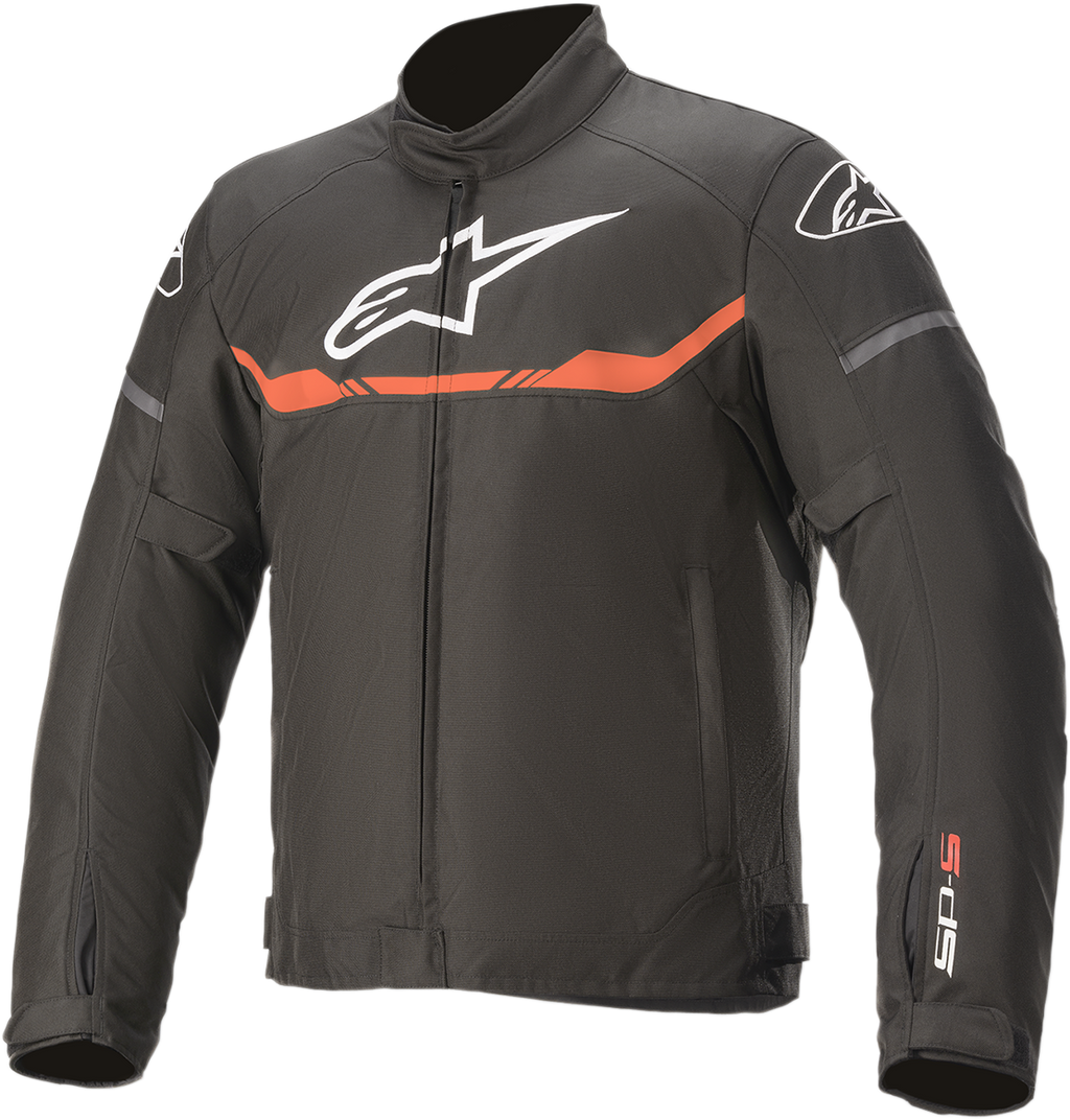 Alpinestars T-SP S Waterproof Jacket - Black/Red Fluo