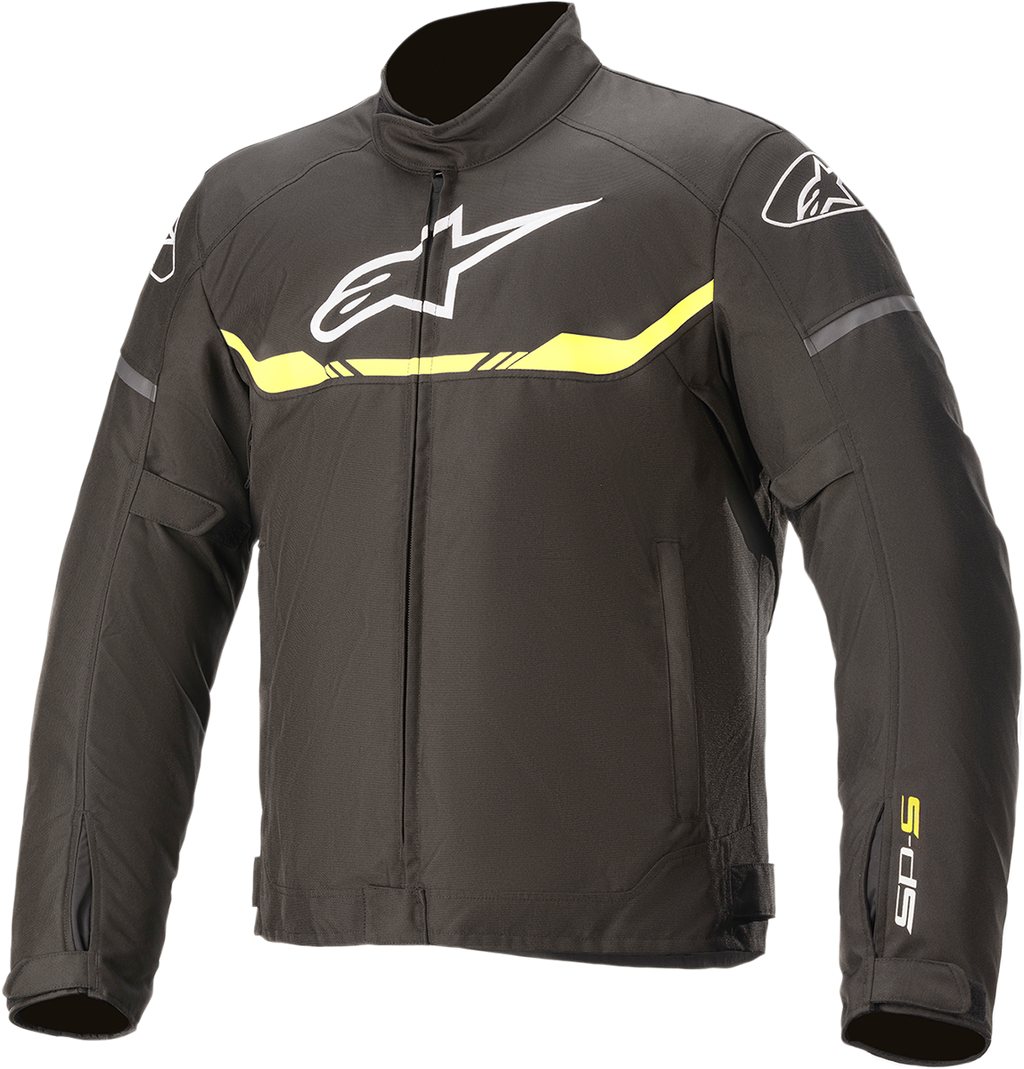 ALPINESTARS T-SP S Waterproof Jacket - Black/Yellow Fluo - Small