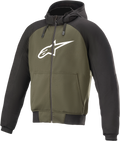 ALPINESTARS Chrome Hoodie - Black/Green - 4XL