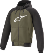 ALPINESTARS Chrome Hoodie - Black/Green - 4XL