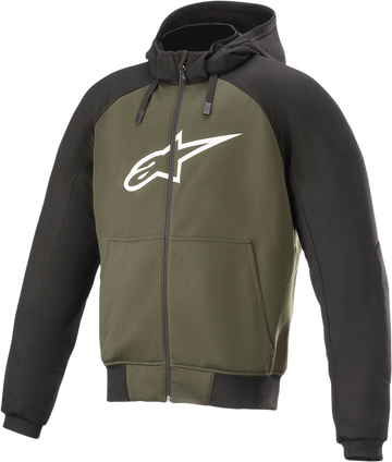 ALPINESTARS Chrome Hoodie - Black/Green - 4XL