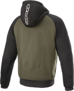 ALPINESTARS Chrome Hoodie - Black/Green - 4XL