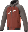 ALPINESTARS Chrome Hoodie - Gray/Burnt Orange - 2XL