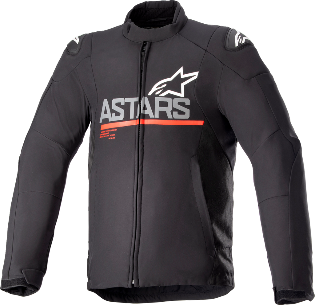 SMX Waterproof Jacket - Black/Dark Gray/Bright Red - Large (1)