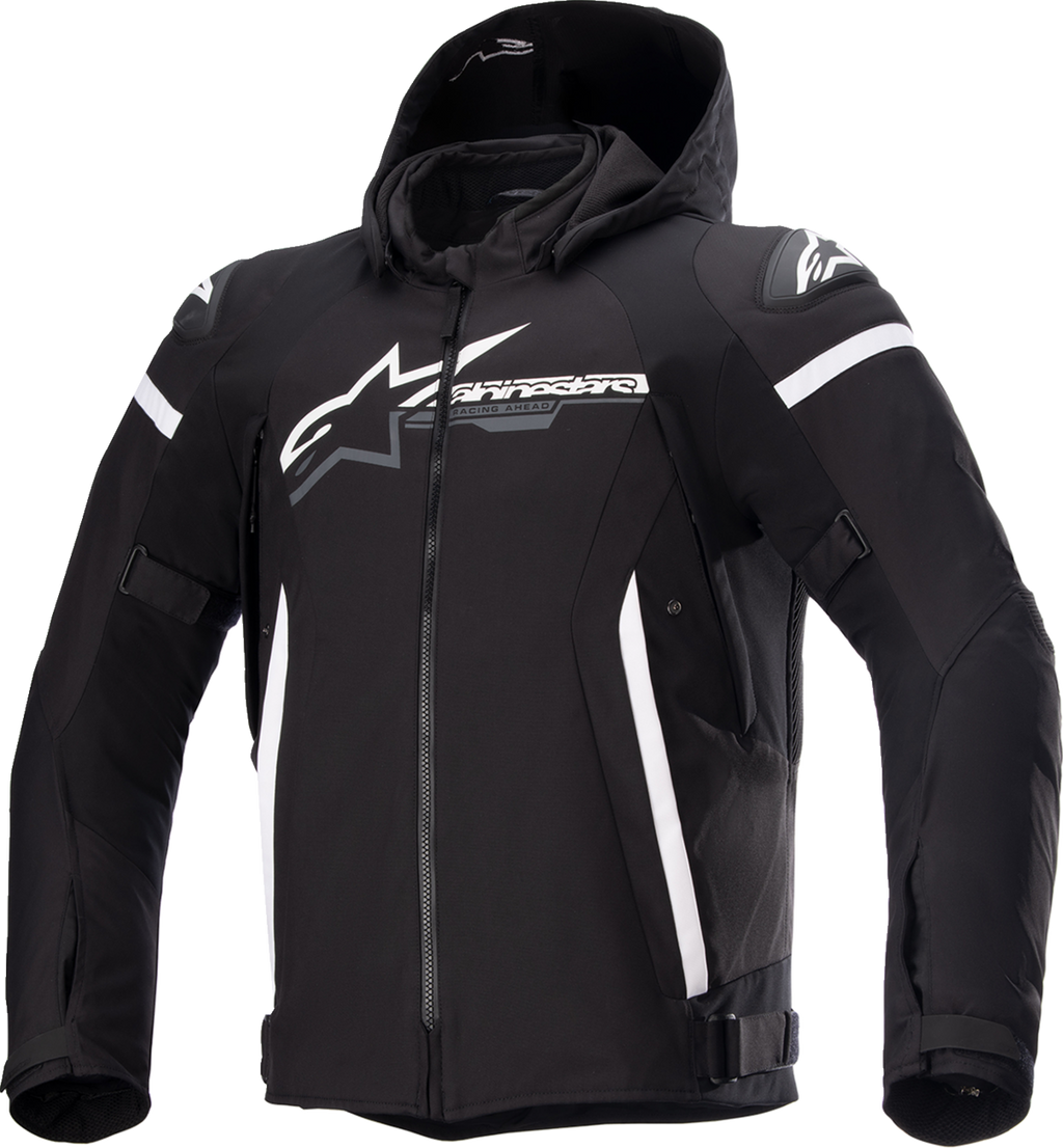 Zaca Waterproof Jacket - Black/White - Medium (1)