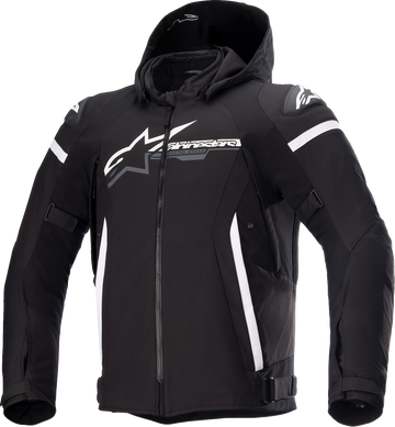 Zaca Waterproof Jacket - Black/White - Medium (1)