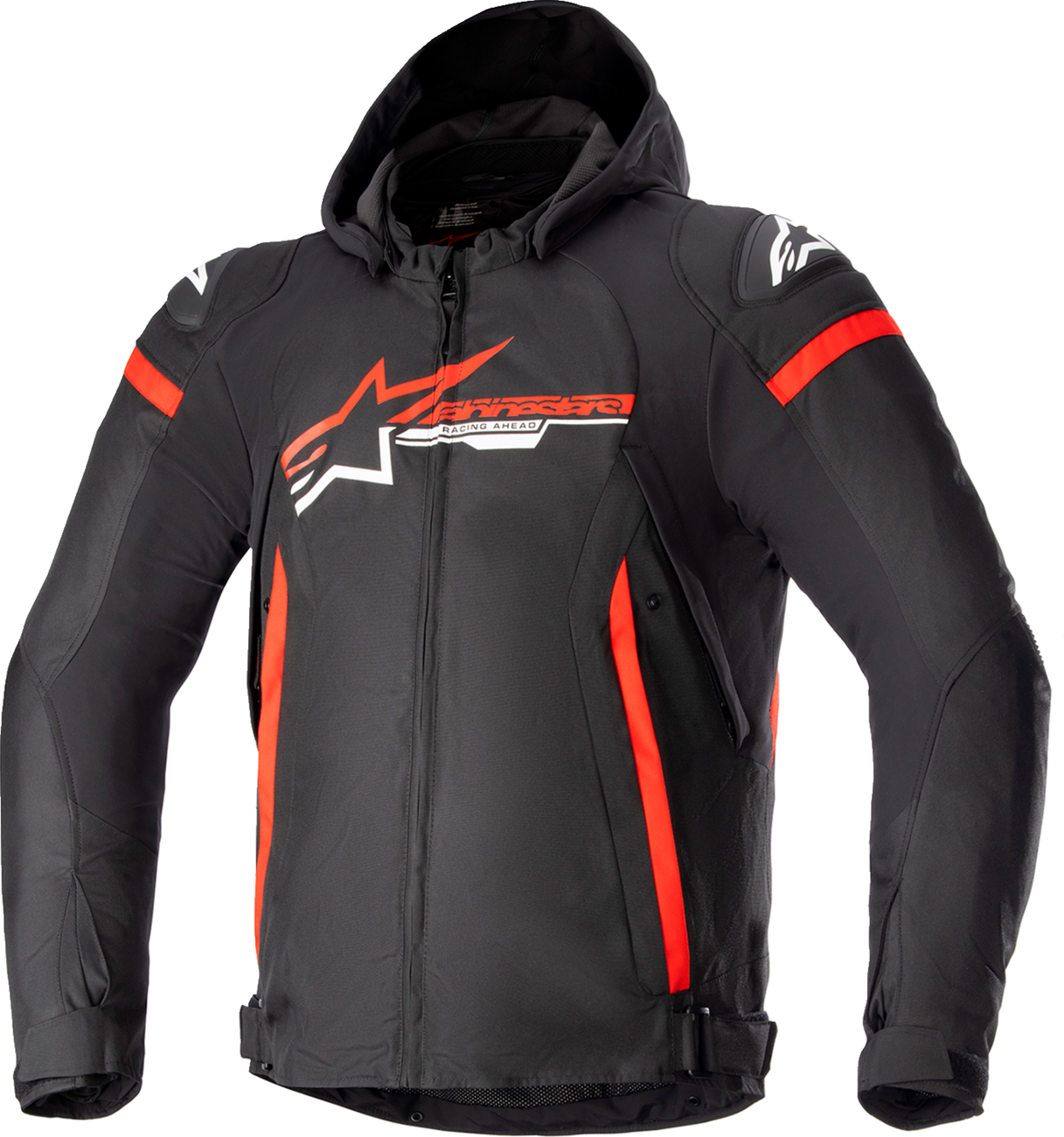 Alpinestars Zaca Waterproof Jacket - Black/Bright Red/White