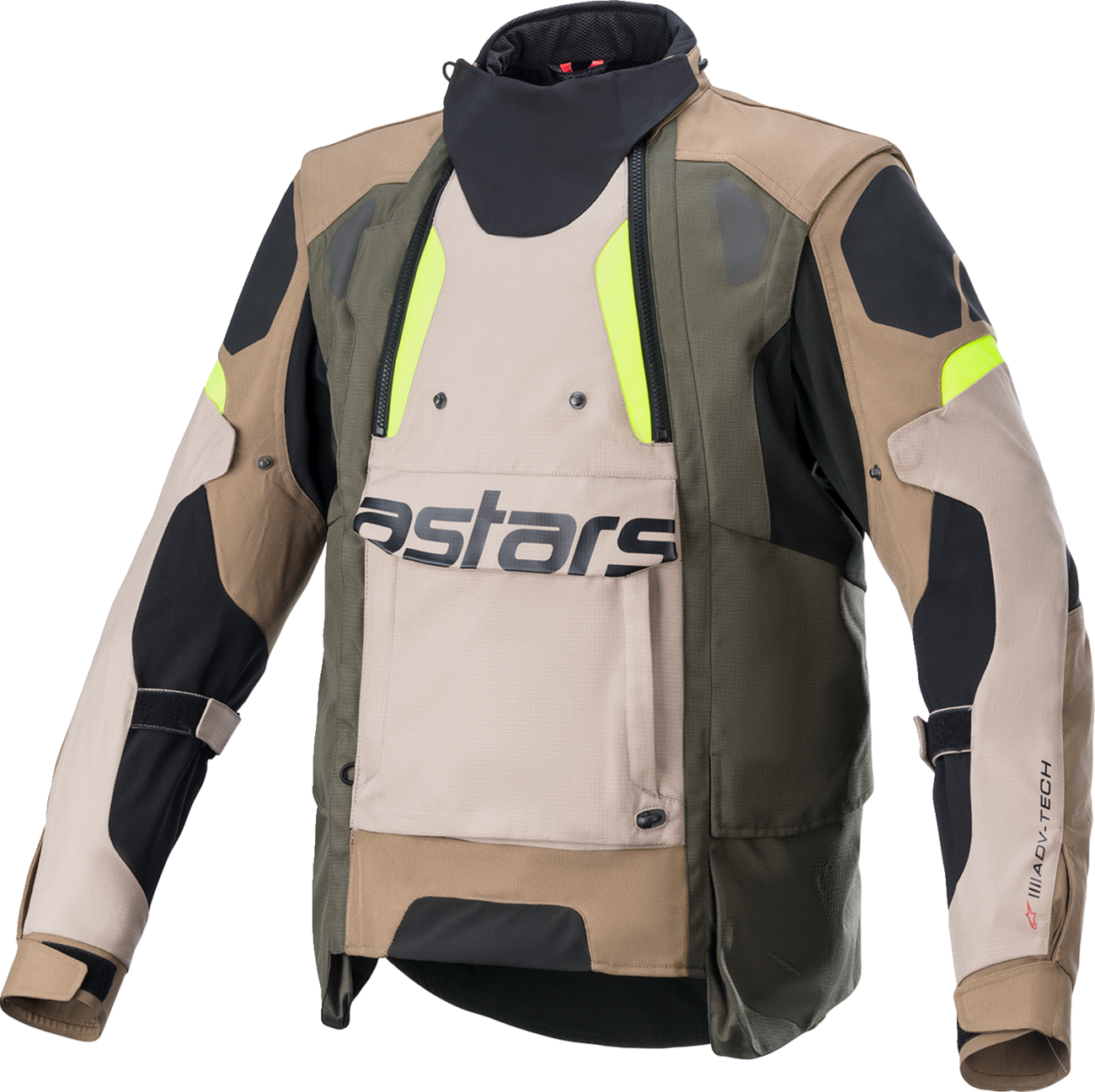 Alpinestars Halo Drystar® Jacket - Black/Sand/Yellow