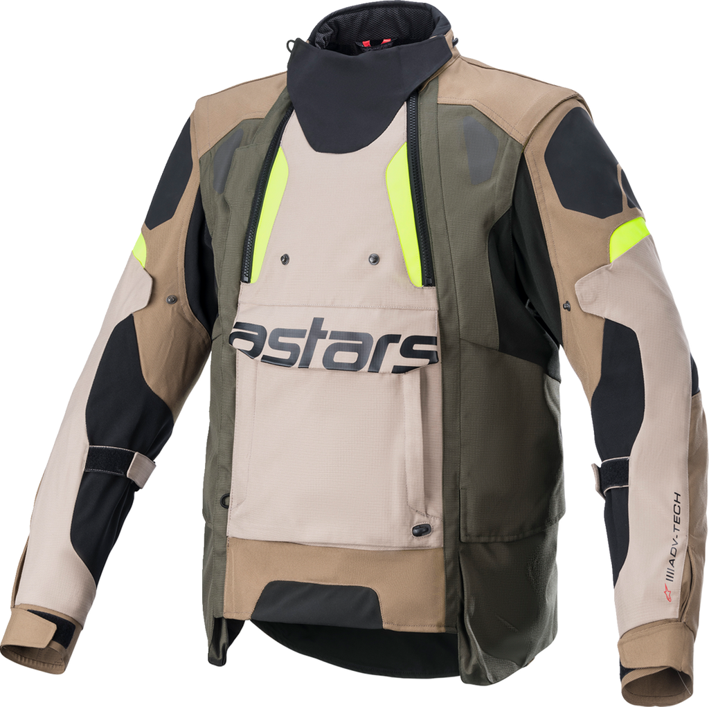 Halo Drystar® Jacket - Black/Sand/Yellow - Medium (1)