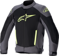 ALPINESTARS T SP X Superair Jacket - Tar Gray/Black/Yellow Fluo - Small