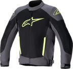 ALPINESTARS T SP X Superair Jacket - Tar Gray/Black/Yellow Fluo - Small