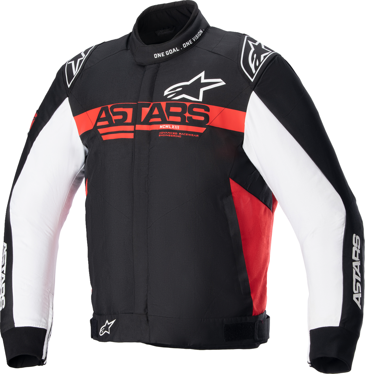 Alpinestars Monza Sport Jacket - Black/Bright Red/White