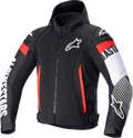ALPINESTARS Zaca Air Jacket - Black/White/Red Fluo - 2XL