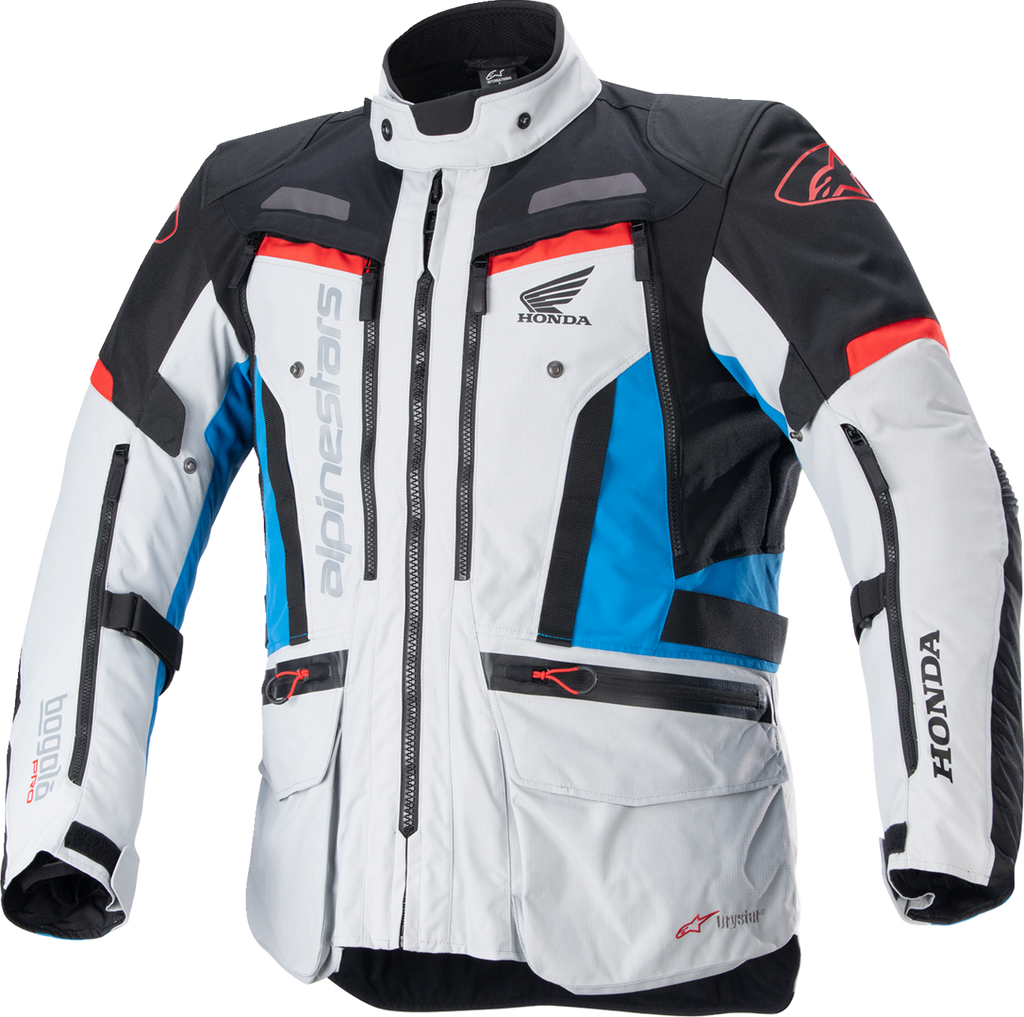 Alpinestars Honda Bogotà Pro Drystar® Jacket - Gray/Black/Red/Blue
