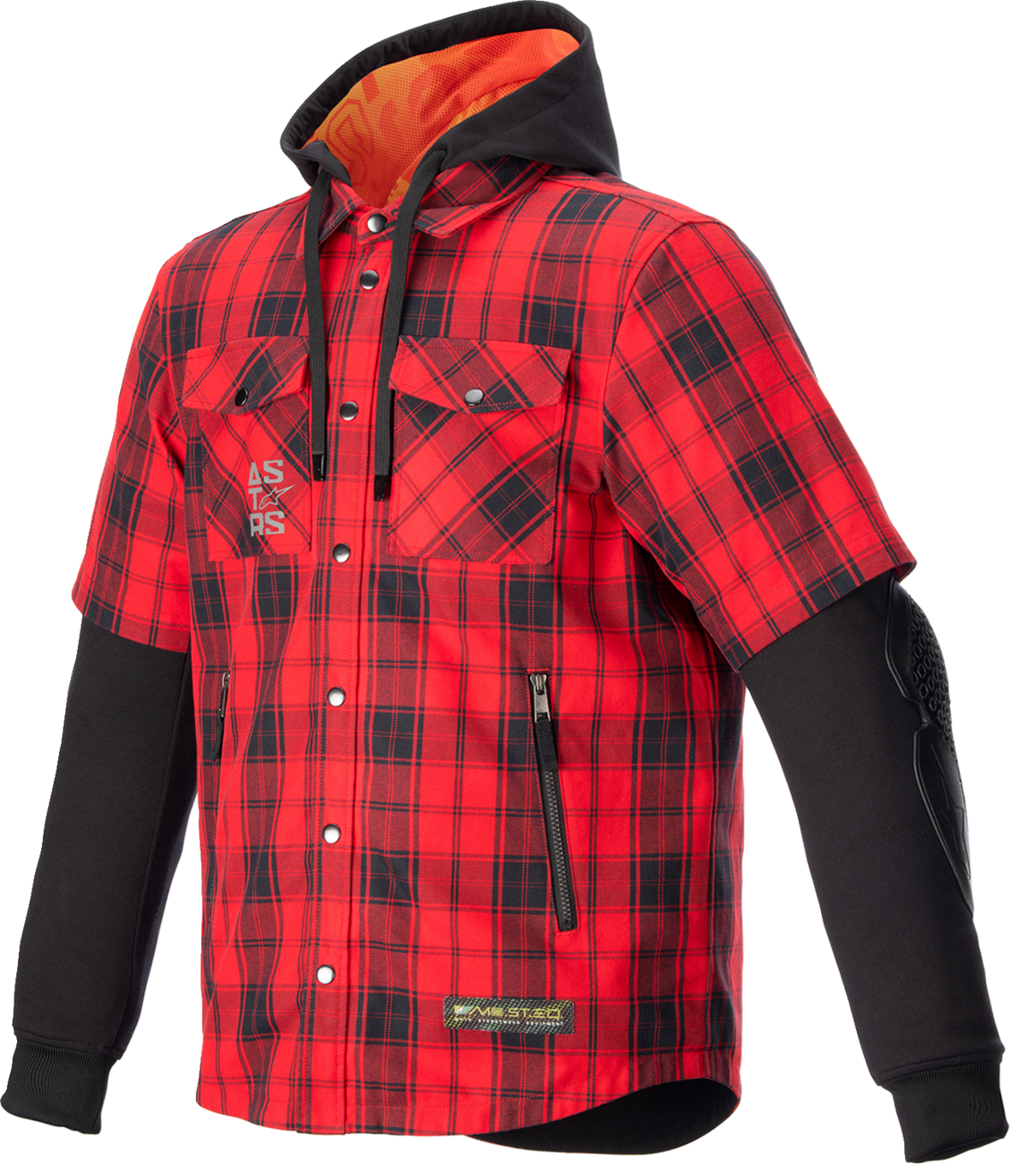Alpinestars MO.ST.EQ Tartan Jacket - Red/Black