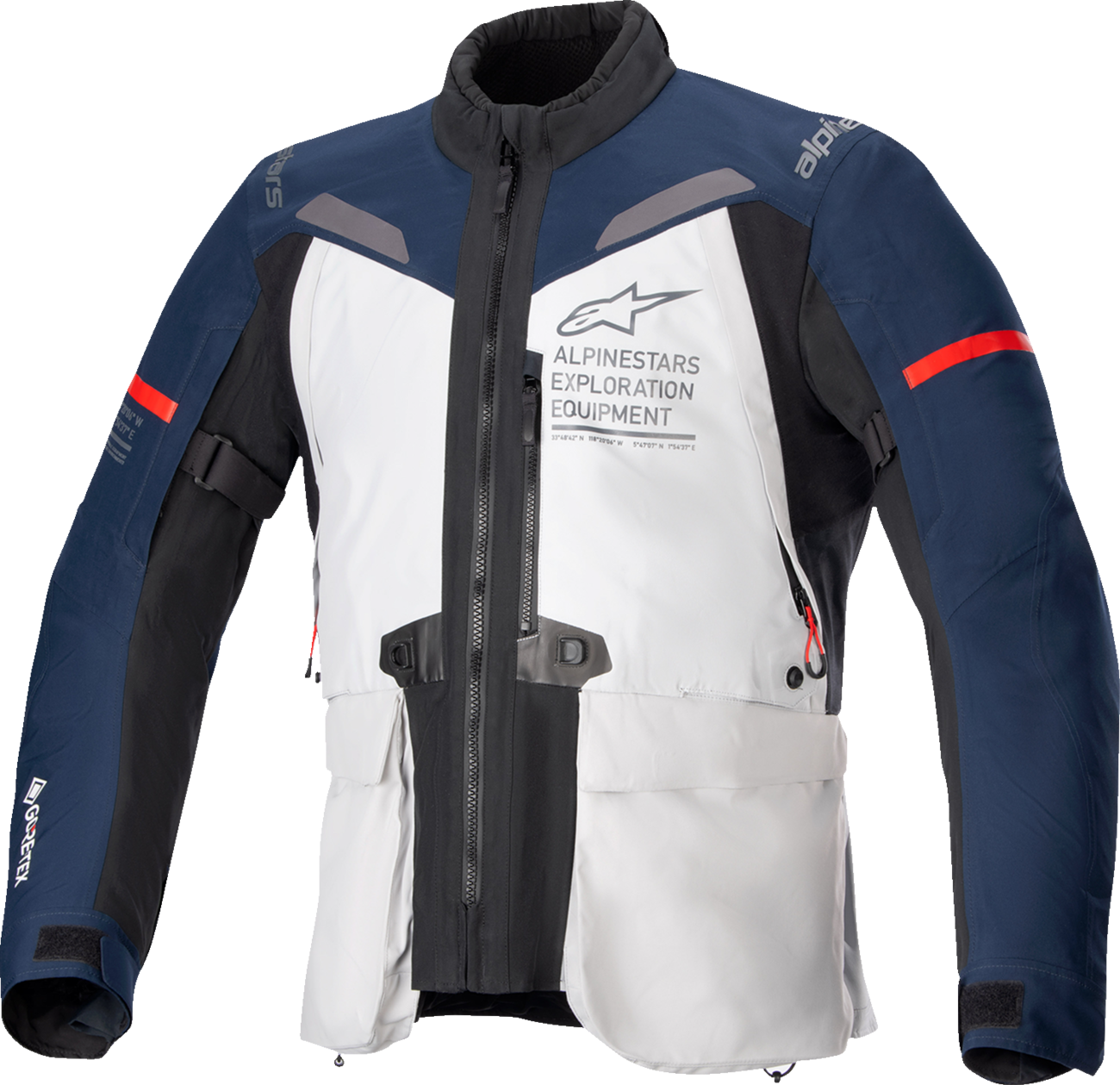 Alpinestars ST-7 2L Gore-Tex Jacket - Ice Gray/Dark Blue/Black