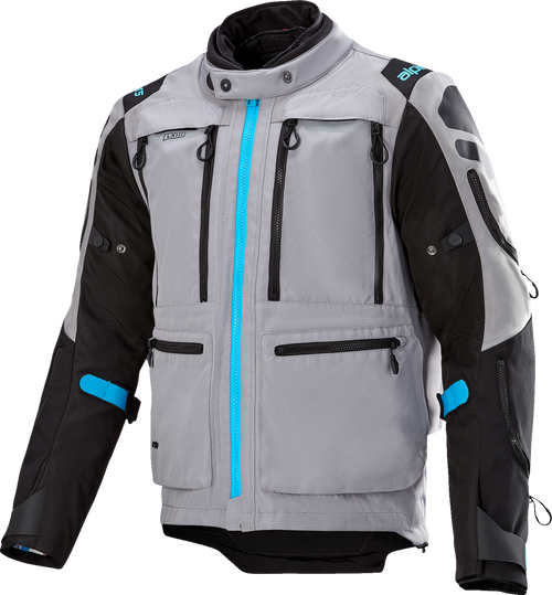 Ardent 3in1 Adventure Touring Jacket - Gray/Black/Blue - 4XL (1)