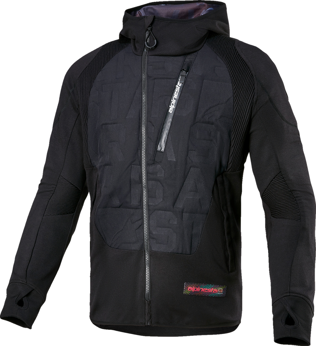 MSE Hybrid Hooded Jacket - Black - Small (1)