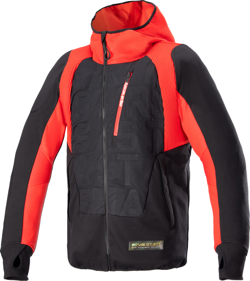 MSE Hybrid Hooded Jacket - Black/Red - Small (1)