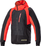 MSE Hybrid Hooded Jacket - Black/Red - Small (1)